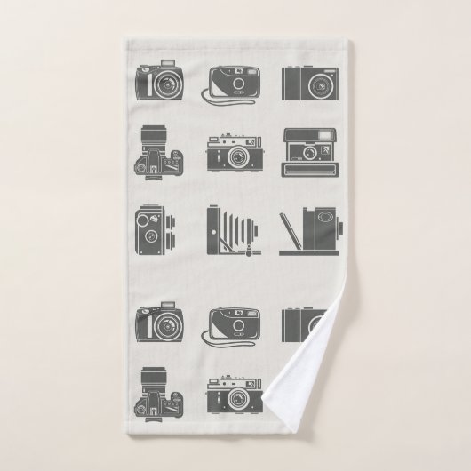  fotografie camera's bad handdoek (Handdoek)