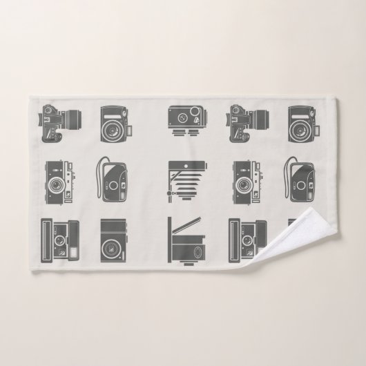  fotografie camera's bad handdoek (Handdoek)