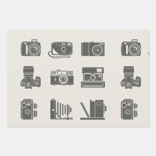 fotografie camera's inpakpapier vel (Voorkant)