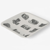  fotografie camera's papieren bordje (Gebogen)