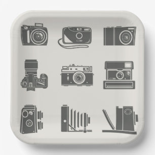  fotografie camera's papieren bordje