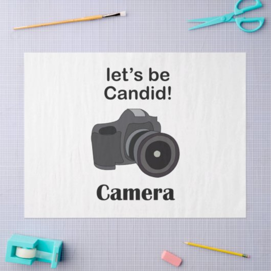 Fotografie Candid Fotograaf Tissuepapier (Craft)