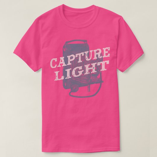 Fotografie Capture Licht Camera T-shirt (Design voorkant)