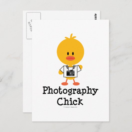 Fotografie Chick Briefkaart (Voorkant / Achterkant)