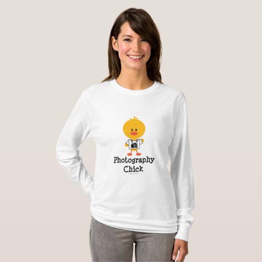 Fotografie Chick Long Sleeve T-shirt (Voorkant volledig)