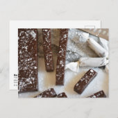 Fotografie Chocolade Zee Zout Karamel Snoep Briefkaart (Voorkant / Achterkant)