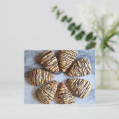 Fotografie Chocolate Chip British Scone Briefkaart (Staand voorkant)