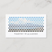 FOTOGRAFIE CIRKELS PATROON IN WIT (Horizontaal) Visitekaartje (Voorkant)