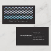 FOTOGRAFIE CIRKELS PATROON IN ZWART (Horizontaal) Visitekaartje (Voorkant / Achterkant)