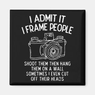 Fotografie citaat horror griezelig halloween retro magneet