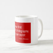 Fotografie citeert mok (Voorkant rechts)