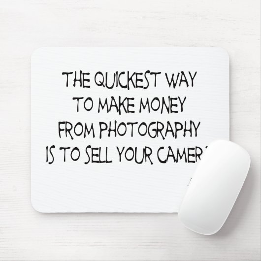 Fotografie citeert mousepad muismat (Met muis)