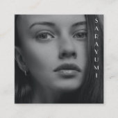 Fotografie Clean Script Photo Professional Vierkante Visitekaartje (Voorkant)