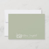 Fotografie Client Dank u Fotovoucher QR-code Bedankkaart (Achterkant)