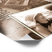 Fotografie Collage Sepia ID1066 Foto Afdruk (Hoek)