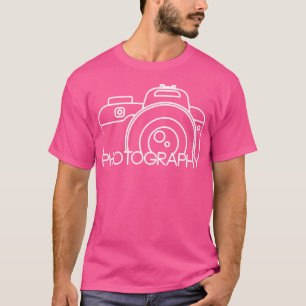 Fotografie Cool Camera Fotograaf Geschenk T-shir T-shirt