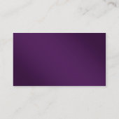 Fotografie Cutout - Paars Visitekaartje (Achterkant)