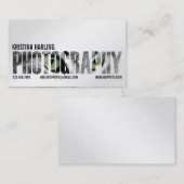 Fotografie Cutout - White Visitekaartje (Voorkant / Achterkant)