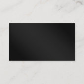 Fotografie Cutout - Zwart Visitekaartje (Achterkant)