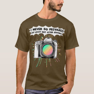 Fotografie Dag Cameraman Camera Fotograaf T-shirt