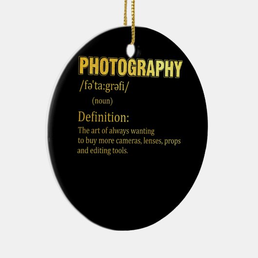 Fotografie Definitie camera fotograaf Keramisch Ornament (Rechts)