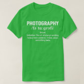 Fotografie Definitie Funny Fotograaf T-shirt (Design voorkant)