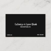 Fotografie Desert Mountain Sunset Visitekaartje (Achterkant)