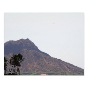 Fotografie Diamond Head Hawaii Foto Afdruk