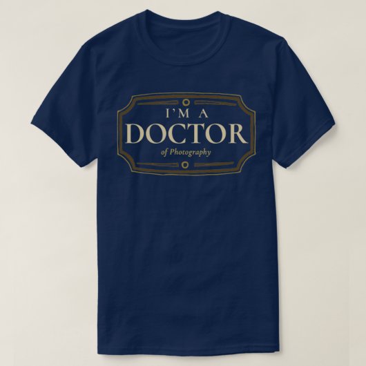 Fotografie doctoraatsgraad PhD Afstuderen Gift T-shirt (Design voorkant)