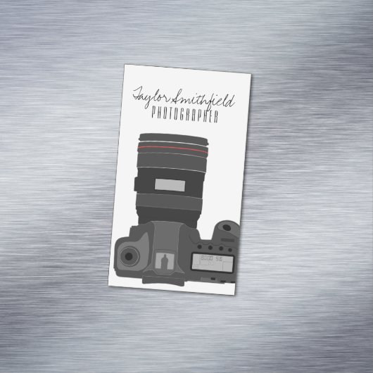 Fotografie DSLR Magnetisch Visitekaartje (Voorbeeld)