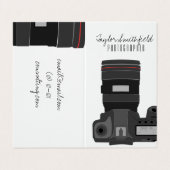 Fotografie DSLR Visitekaartje (Buitenkant ongevouwen)