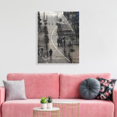 Fotografie "East 4th Street Morning" Canvas Afdruk (Insitu (Woonkamer))