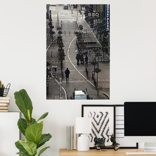 Fotografie "East 4th Street Morning" Poster (Thuiskantoor)