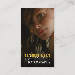 Fotografie Elegante professionele qr code Visitekaartje