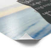 Fotografie en kalligrafie Citaat Foto Afdruk (Hoek)