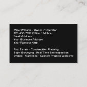 Fotografie en videografie van luchtdrone visitekaartje (Achterkant)