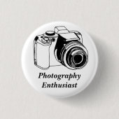 Fotografie enthousiast ronde button 3,2 cm (Voorkant)