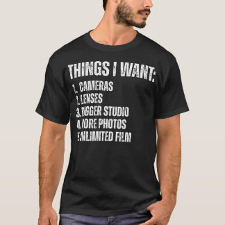 Fotografie Fan Pun Voor Cameralens Foto Bewerking T-shirt