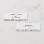 Fotografie Floral botanische bloemen Mini Visitekaartje (Voorkant / Achterkant)