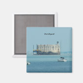 Fotografie Fort Boyard, Frankrijk - Magneet (Voorkant / Achterkant)