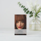 Fotografie Foto Moderne Sociale Media QR Code Visitekaartje (Staand voorkant)