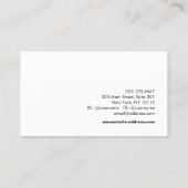 Fotografie Fotograaf Black Square Foto Visitekaartje (Achterkant)