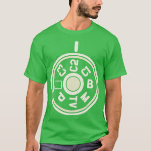 Fotografie Fotograaf DSLR Mode Wijzerplaat Camera T-shirt