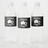 Fotografie fotograaf Foto's van camera's niet neme Waterfles Etiket (Flessen)