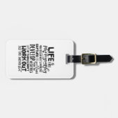 Fotografie fotograaf Inspirerend levenscitaat Bagagelabel (Voorkant horizontaal)