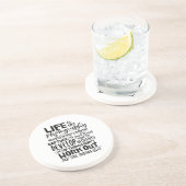 Fotografie fotograaf Inspirerend levenscitaat Zandsteen Onderzetter (Zijkant)