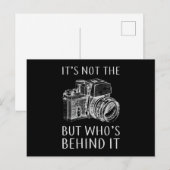 Fotografie Fotograaf Lens Camera Grappig cadeau Briefkaart (Voorkant / Achterkant)