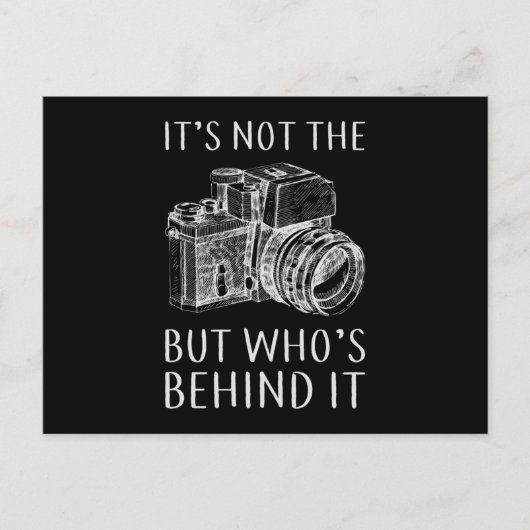 Fotografie Fotograaf Lens Camera Grappig cadeau Briefkaart (Voorkant)