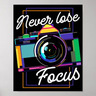 Fotografie Fotograaf verliest nooit focus Poster