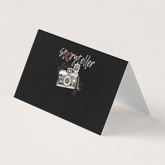 Fotografie fotograaf visitekaartje (Voorkant)